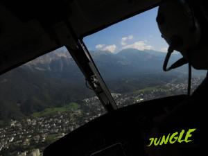 Abflug vom Flughafen Innsbruck